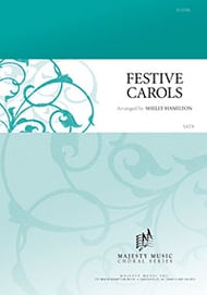 cover Festive Carols SATB choral sheet music cover